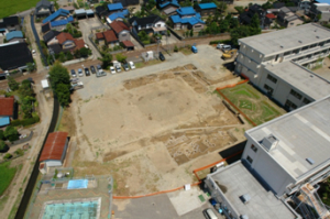 発掘調査区南から