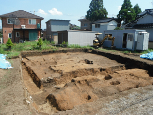 直交する区画溝(平成25年度調査)