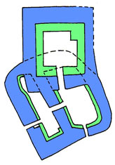 安田城の縄張