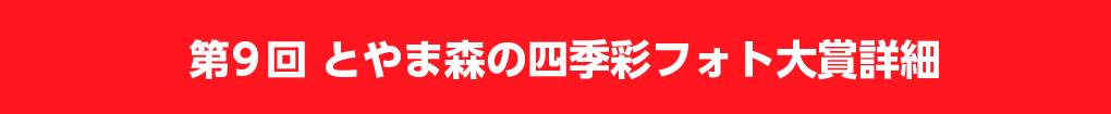 第9回とやま森の四季彩フォト大賞詳細へ