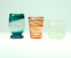 写真：富山ガラス工房 ガラス制作体験 父の日特別制作体験 オリジナルグラス