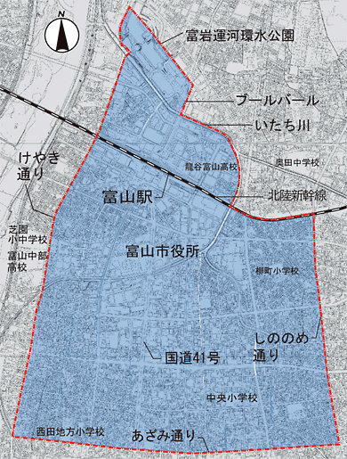 まちなかの区域