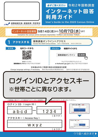 画像：インターネット回答利用ガイド