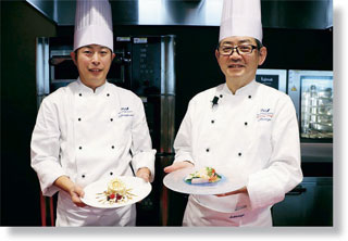 写真：機内食シェフ