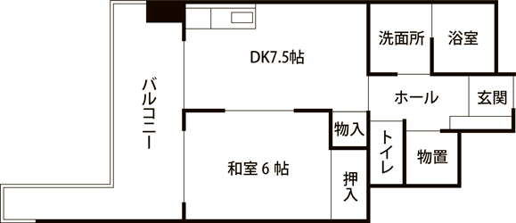 間取り：今泉シルバーハウジング