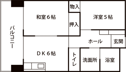 間取り：今泉シルバーハウジング