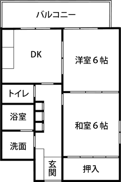 間取り：中教院シルバーハウジング