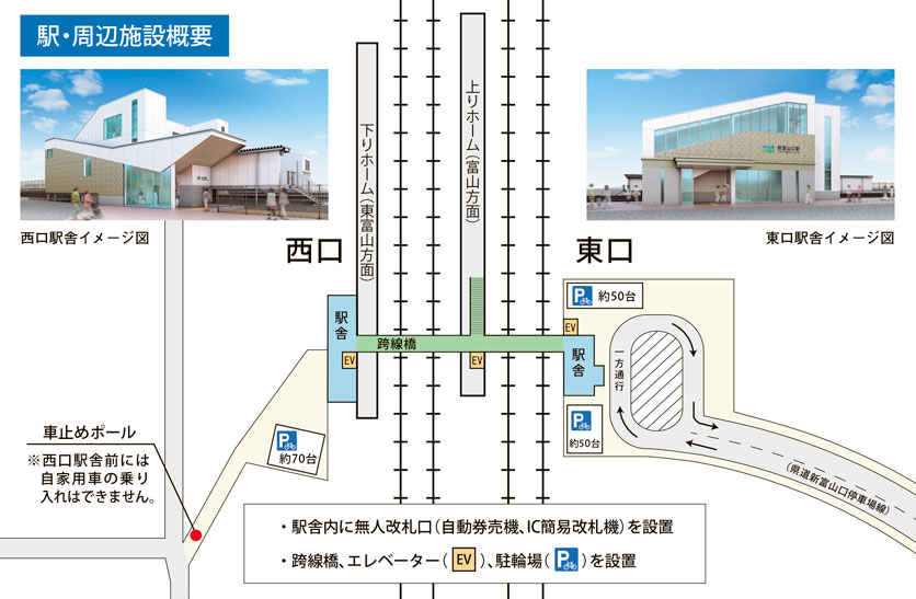 地図：駅・周辺施設概要