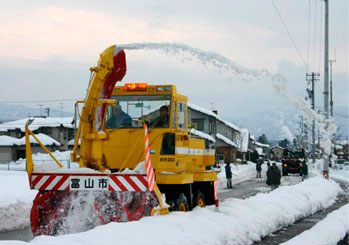 画像：除雪車