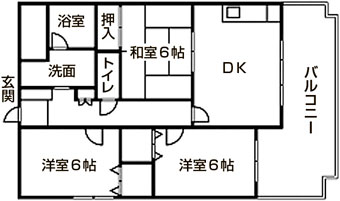 間取り：中教院団地