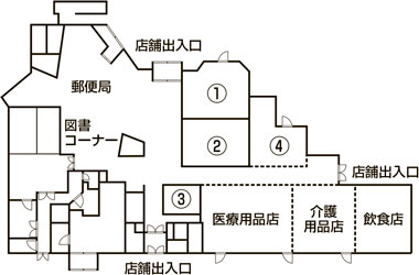 間取り：今泉賃貸店舗