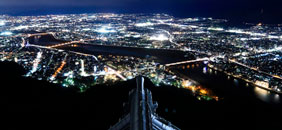画像：岐阜城パノラマ夜景