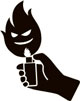 イラスト：放火