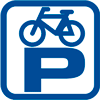 マーク：サイクル＆バスライド駐輪場