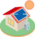 イラスト：太陽光発電