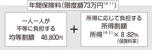 保険料の決まり方の図解