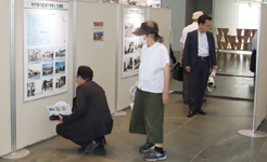 富山市のあゆみ展の様子