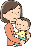 親子のイラスト