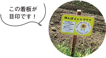 この看板が目印です！